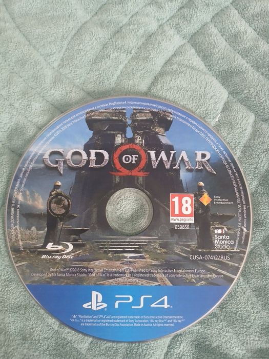 God of War 2018 диск на Playstation 4/5