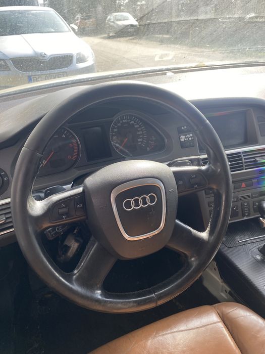 Volan piele cu comenzi si padele Audi A6 C6 2005-2010 3.0 TDI V6