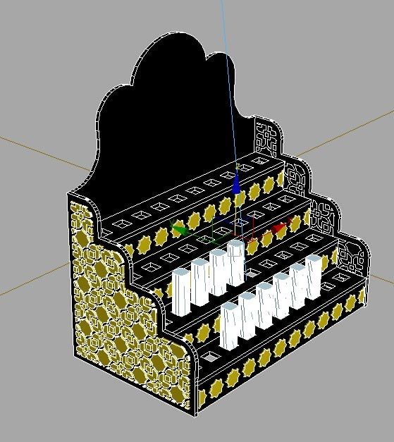 Atir peshraxta. Atir podstavka. Quticha. Подставка для духов.