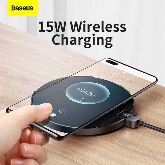 Baseus 15w Беспроводная зарядка Wireless charger 15 ватт Zaryadka