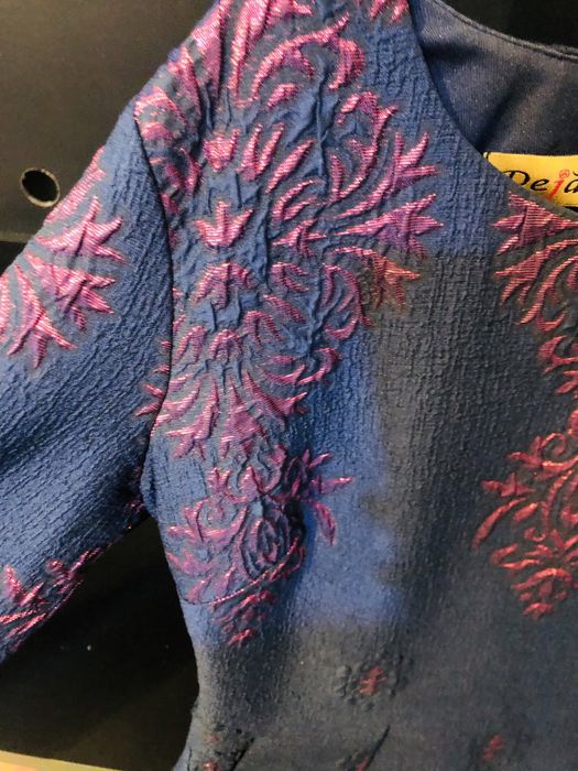 Rochie albastra de primavara-toamna