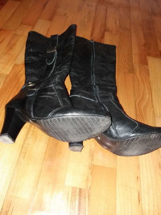 Дамски ботуши естествена кожа