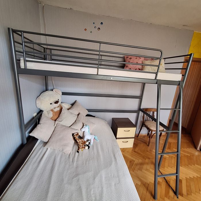 Метално еденично легло - IKEA