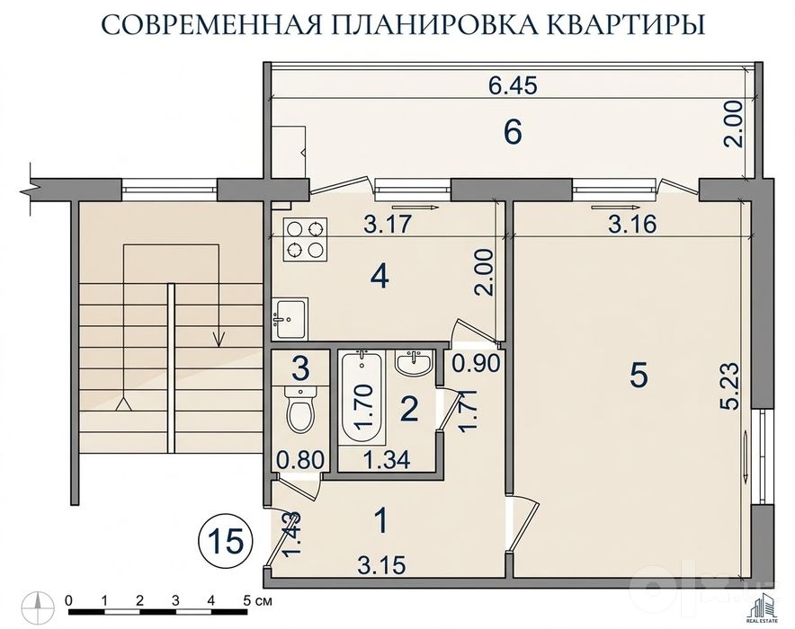 Продаю 1/5/5, болкон 2х6..ТТЗ, Ахмад Югнакий.