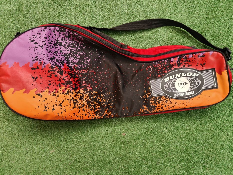 Geanta tenis Dunlop "old school"