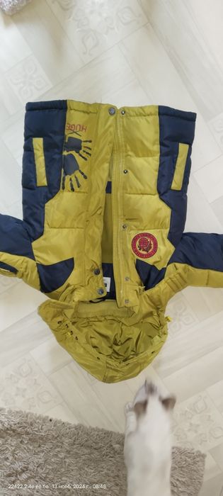 Куртка + комбинезон зима 98р