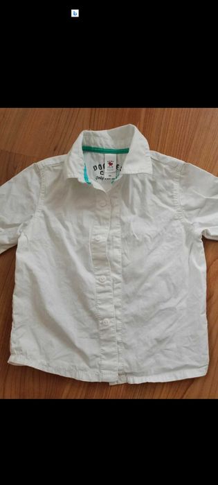Camasa alba mânecă lunga Baby Club mărimea 86