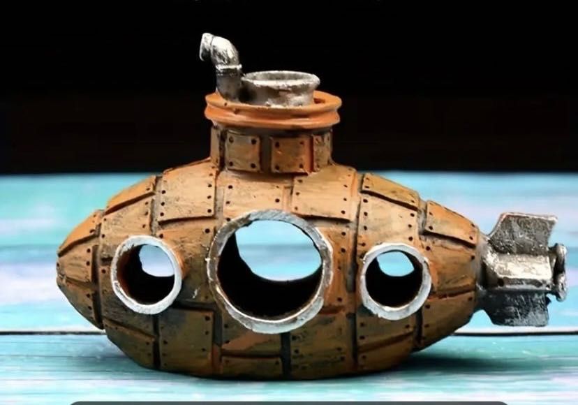 Decor acvariu submarin