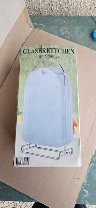 Стъклени поставки  комплект