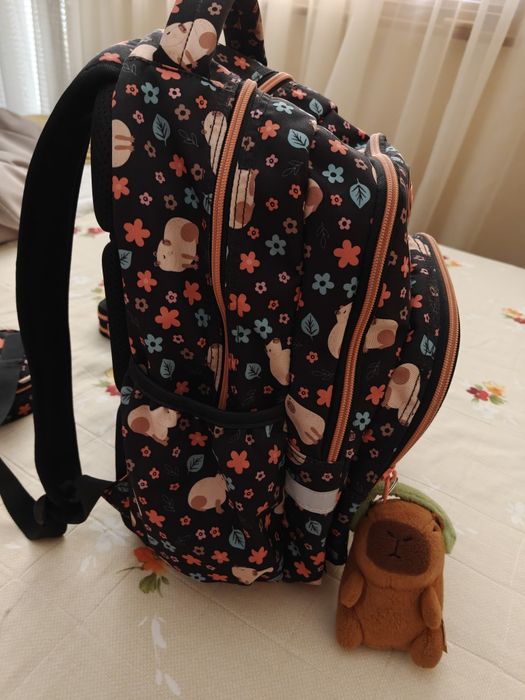 Комплект Ученическа раница и несесери Cool Pack Capibara Капибара