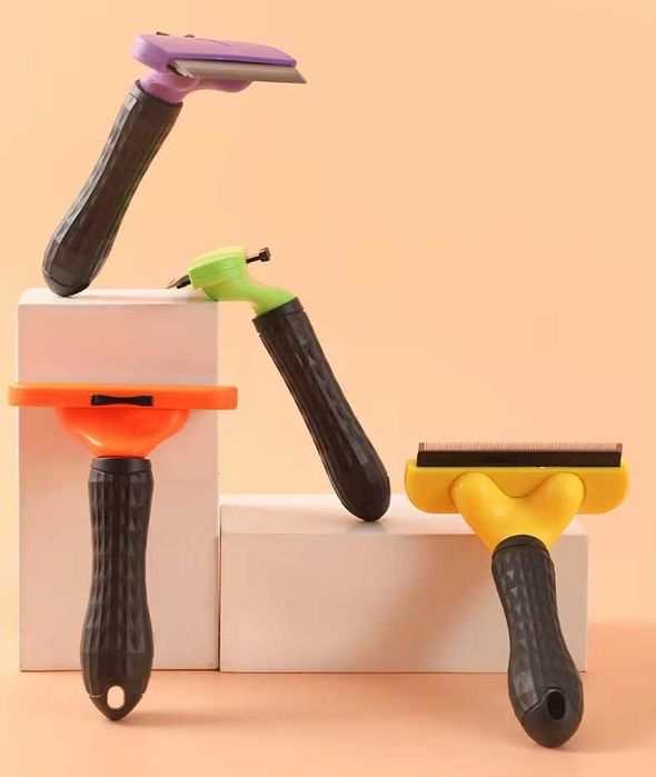 Фурминатор 10 см с бутон за едри кучета