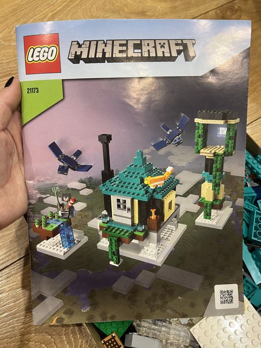 Lego minecraft небесная башня