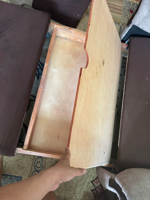 Раскладной диван и кресло