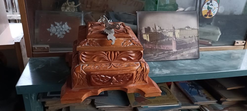 Шкатулка деревянная ручная работа