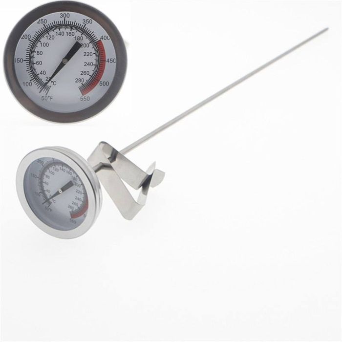 Термометр барометр для грилл, барбекю до 350'С