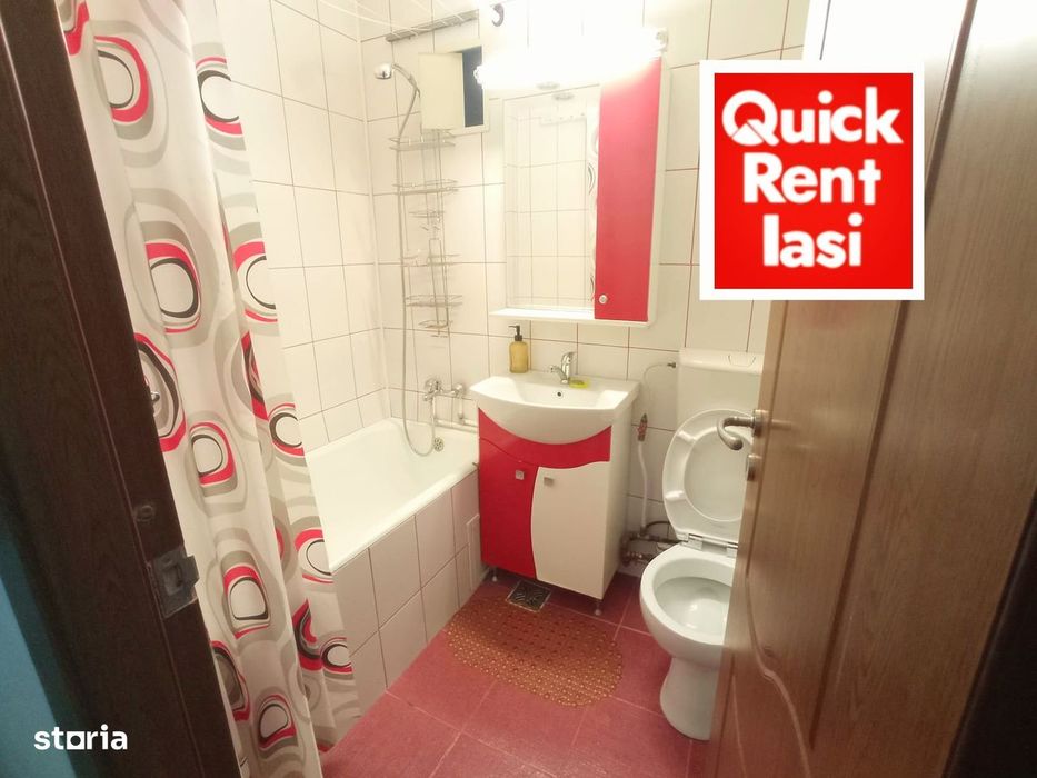 Central Apartament 1Camera Pentru 1-2Fete UMF/UAIC/ASACHI 350eur