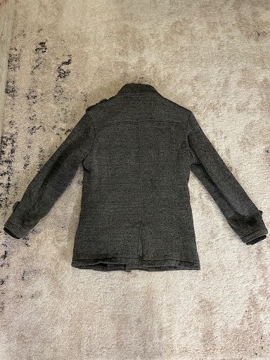 Мъжко палто FOREX Classic Wear – размер M, Тъмносив меланж