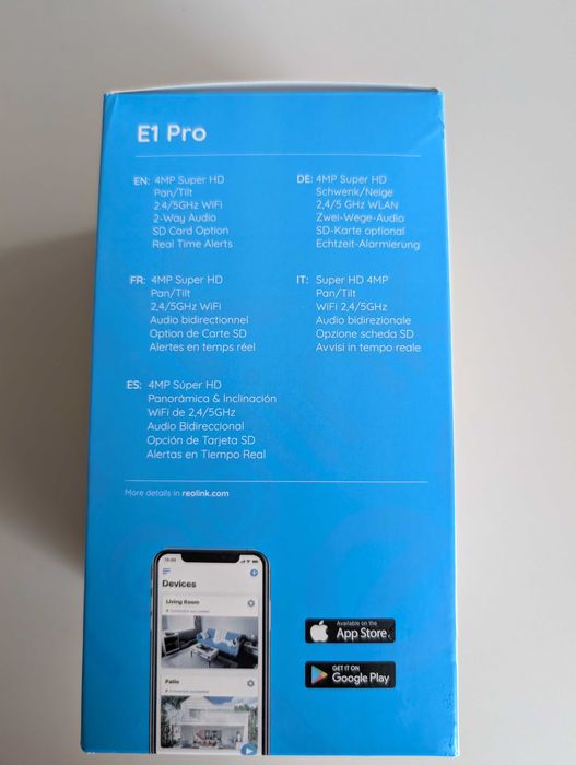 Reolink E1 Pro Wifi IP камера