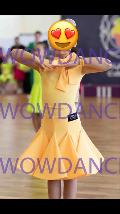 Спортивно-бальное платье