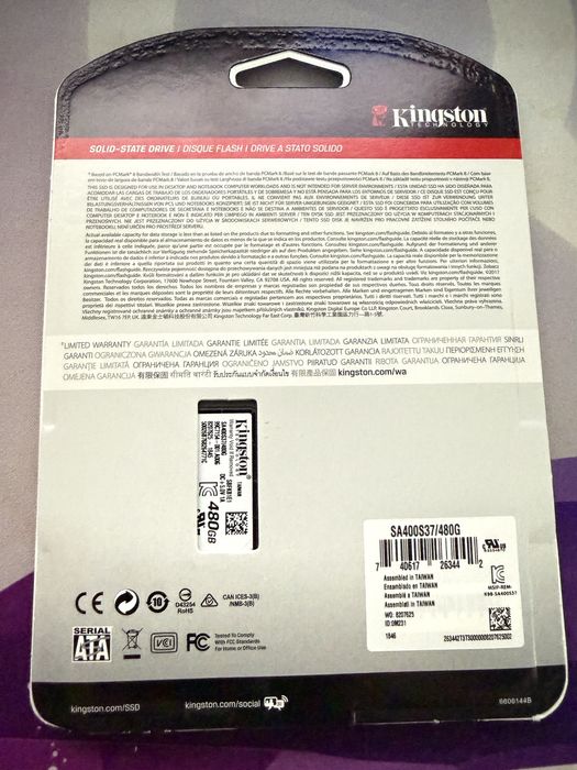 Ssd KIingston 480GB