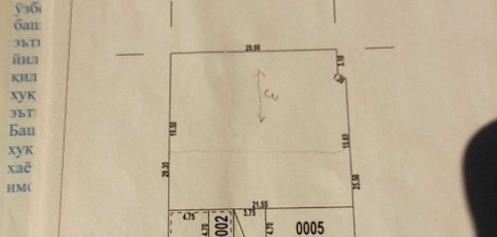 Эшонгузар Нурафшон кучада 3 сотих ер сотилади. NR494/34