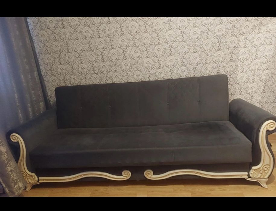 Canapea Extensibila cu Lada - Antracit