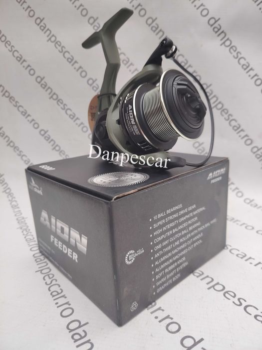 Mulinetă Feeder si Crap EASTSHARK AION Feeder 6000 tambur Long Cast