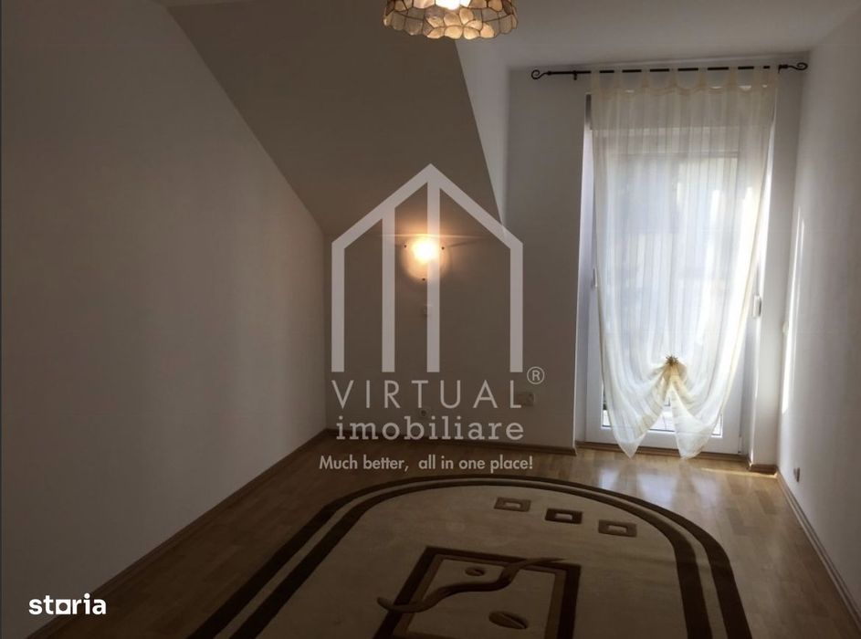 Casa de inchiriat in zona Trei Stejari, 3 dormitoare, 2 bai, garaj