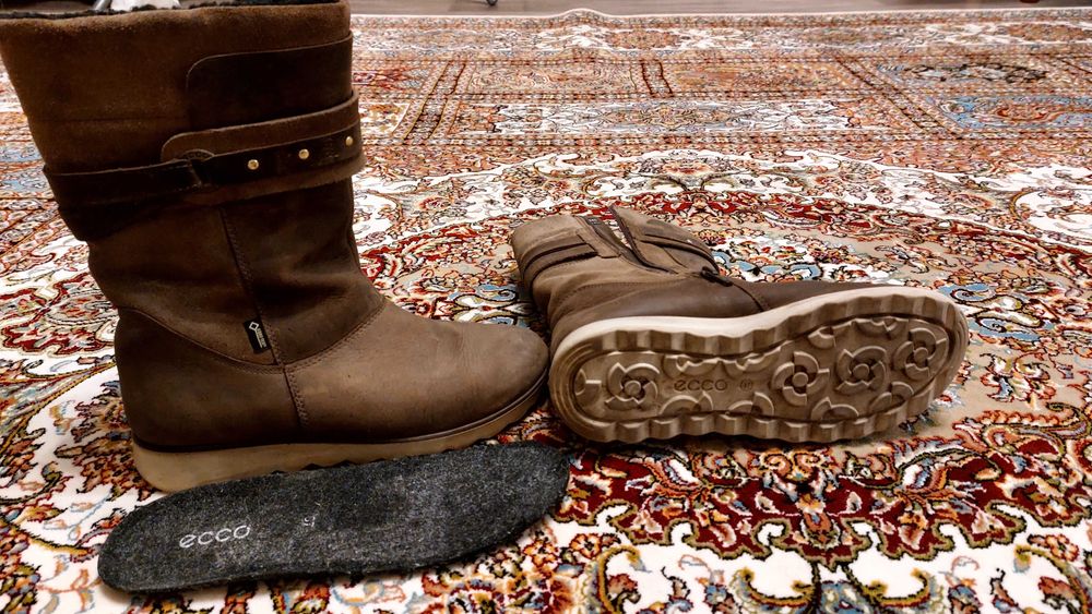 Полусапожки утепленные, ECCO