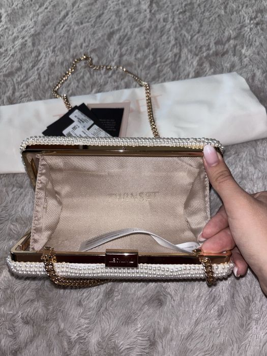 Чисто нов перлен клъч Twinset