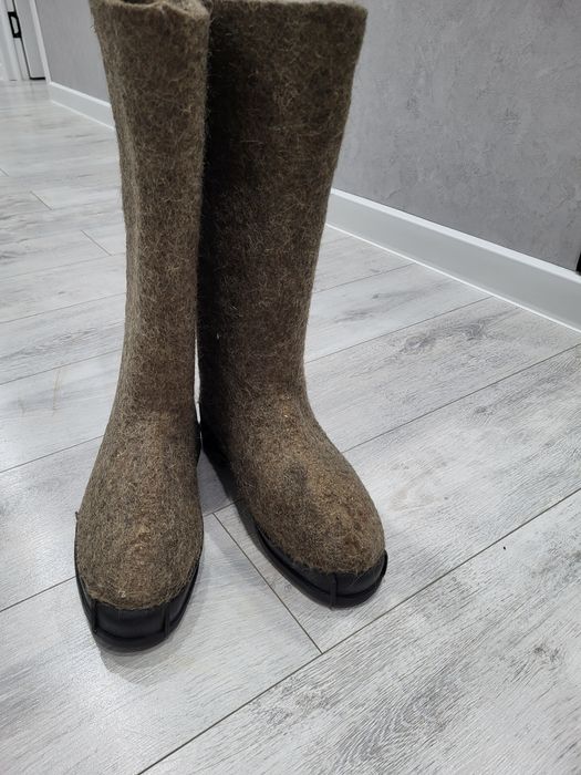 Валенки на резиновой подошве