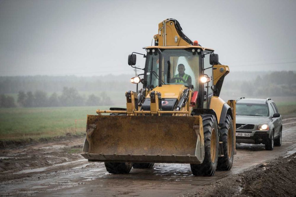 Экскаватор юклагич CAT 434, Экскаватор погрузчик CAT 434