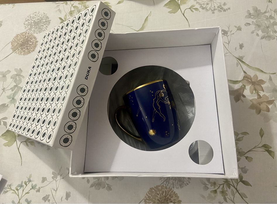 Нов луксозен комплект на DUKA - чаша и чиния