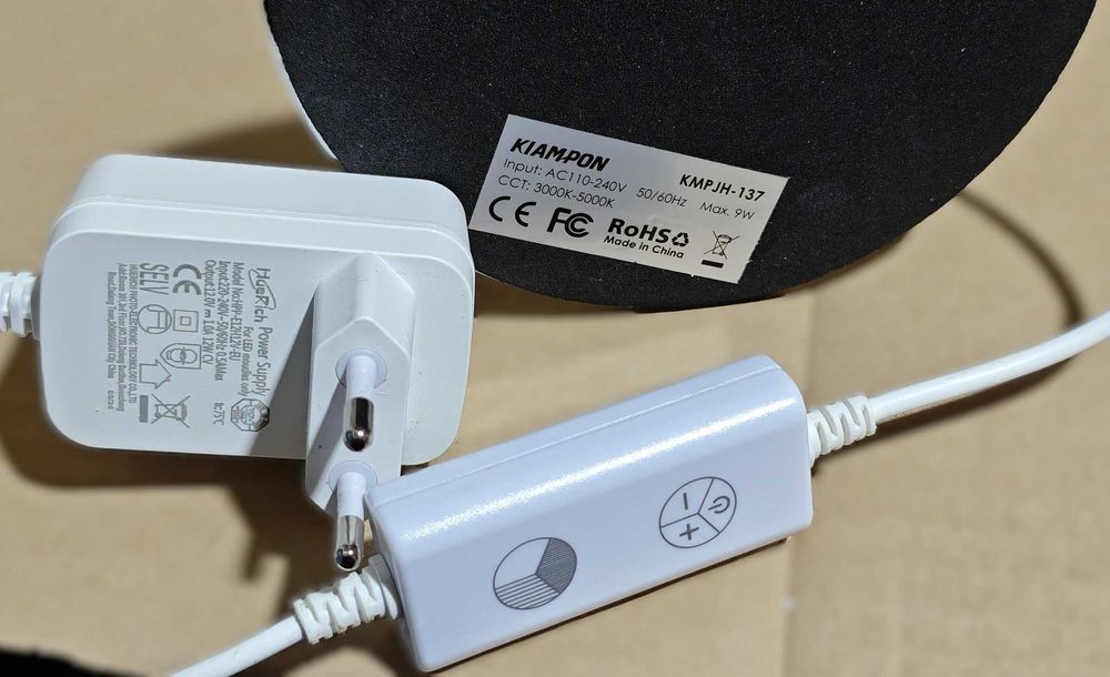 LED спирална настолна лампа с димиране – Модерна S-образна алуминиева