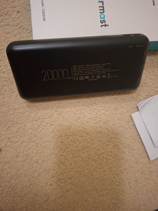 Външна батерия Charmast powerbank 20000 mAh