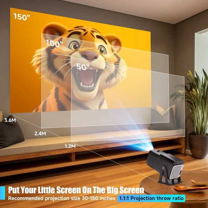 Videoproiector Magcubic HY320 NTV, Netflix Android 13 1080p nativ nou