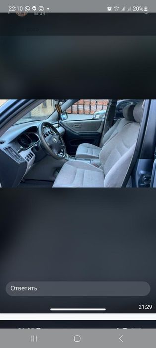 Продам  кроссовер тайота хайландер 2002