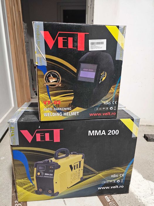 Invertor de sudura industrial Velt MMA 200, 200 A, 230 V