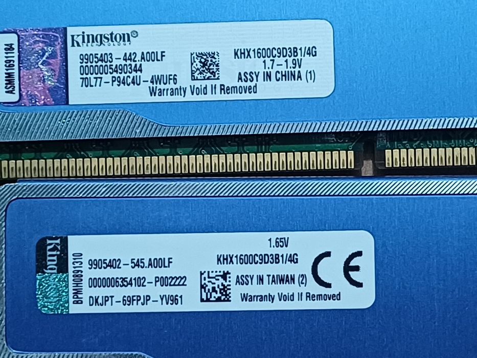 Memorie RAM Kingston HyperX Blu 8GB (2x4GB) DDR3 1600MHz