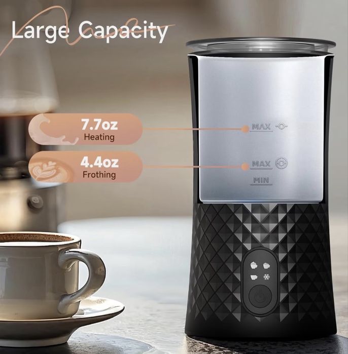 Машина за млечна пяна 4 в 1 за кафе тип. Milk Frother, 400 W, 250 ml