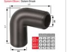 Отвод резиновый System Elbow д46