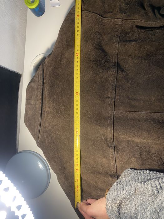 Geaca/Jacheta din piele intoarsa pentru barbati