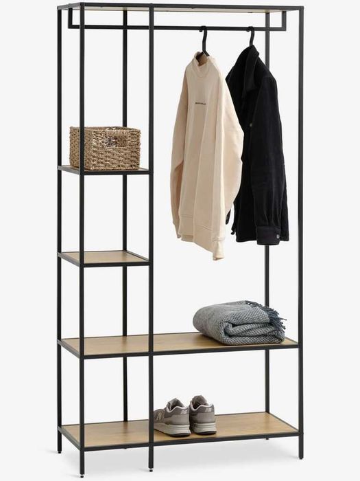 Портманто TRAPPEDAL цвят топъл дъб/черно