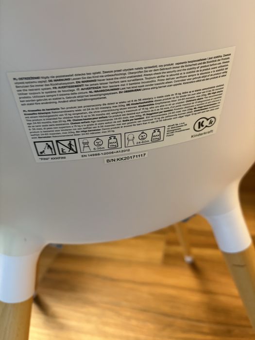 Kinderkraft Детско дървено  столче