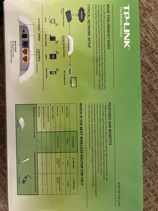 Router TP-Link 150Mbps
