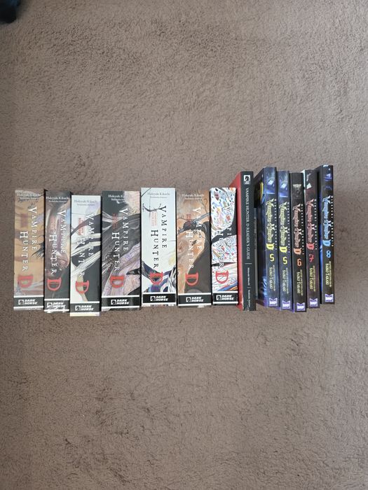 Vampire Hunter D manga/Light novel English/Japanese language