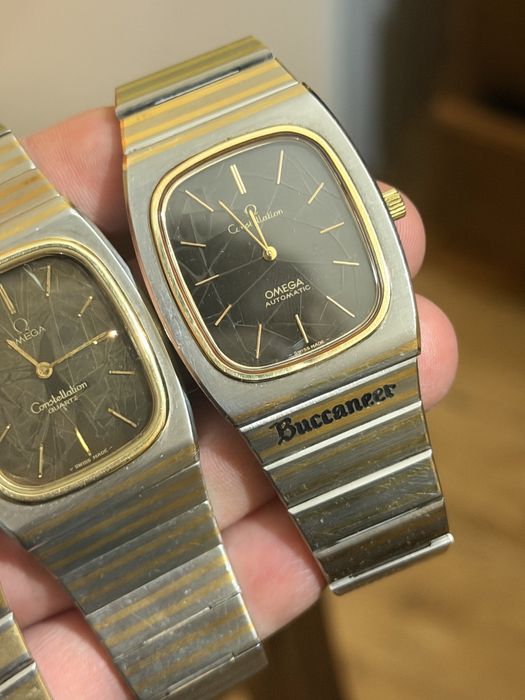 Omega Constellation Aur 18 k si Otel  Spider dial