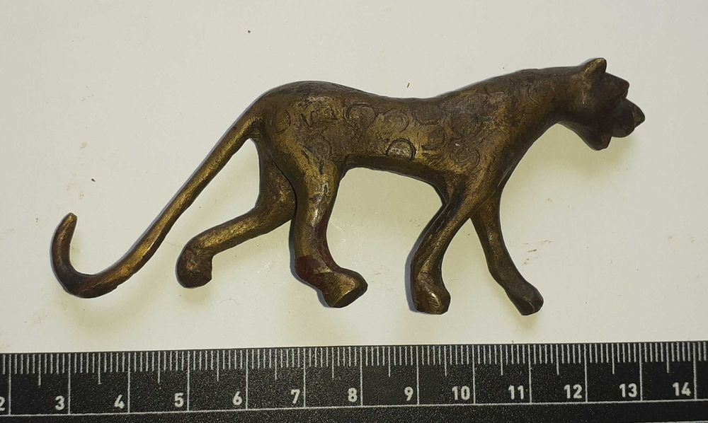 Figurine decorative animale, bronz, Burkina Faso, lot 4 bucăţi