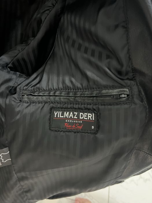 Куртка кожаная размер S