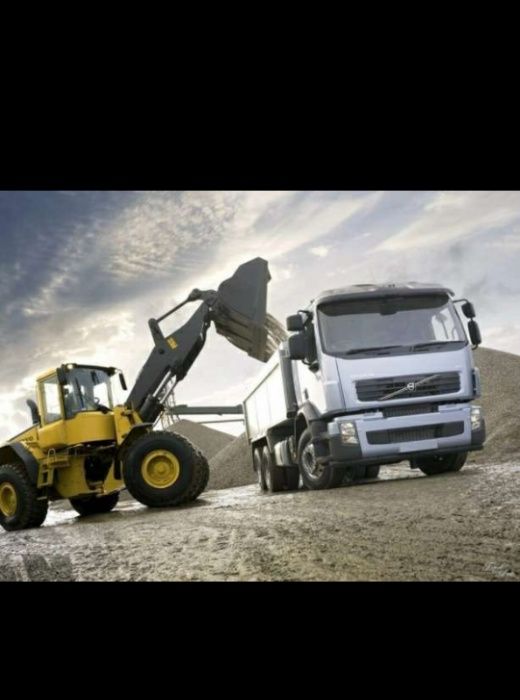 Услуга колесного Экскаватора и Самосвали (Хово Ман Шакмана CAMG)